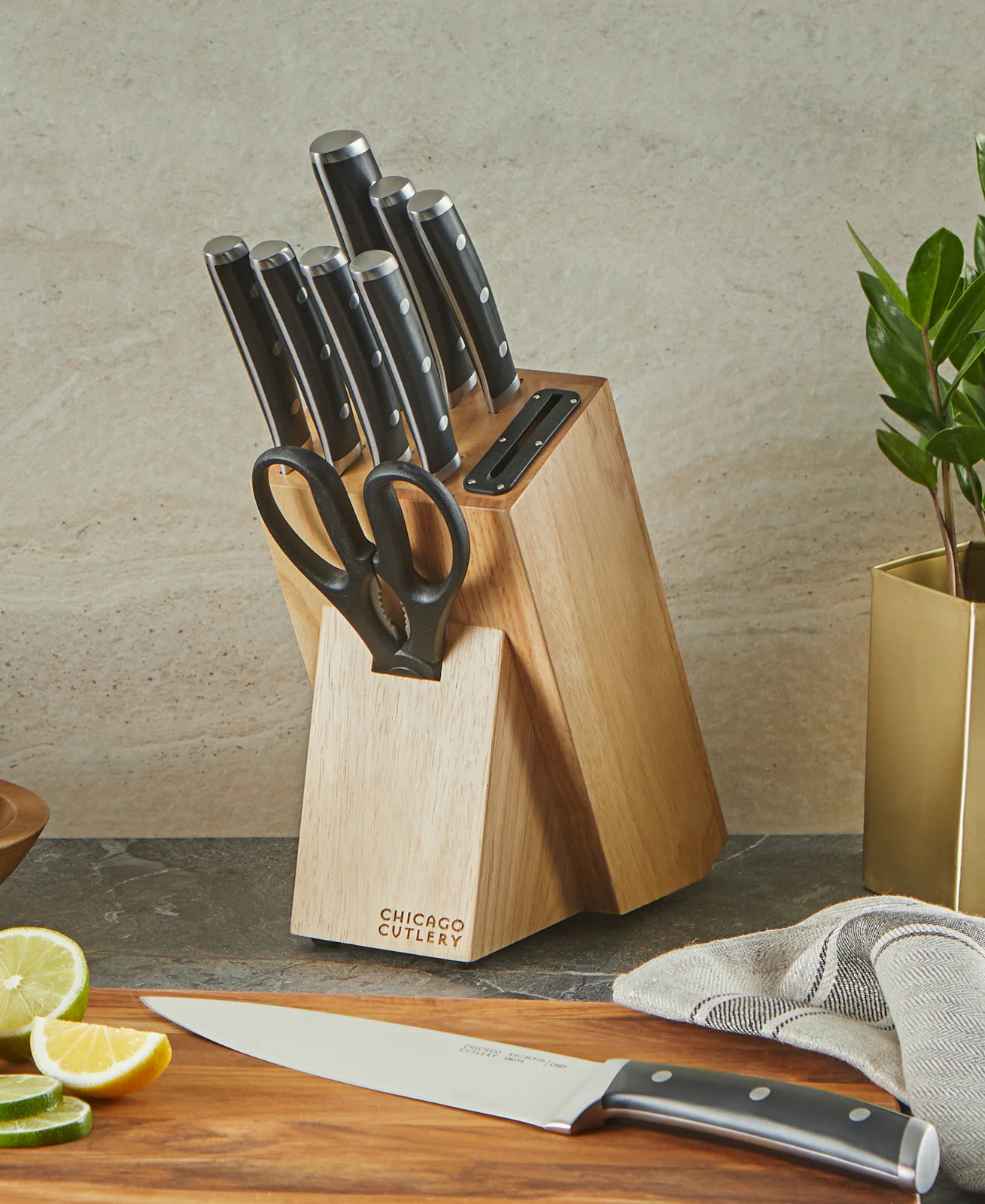 Chicago Cutlery® Damen 10 件套刀座套装