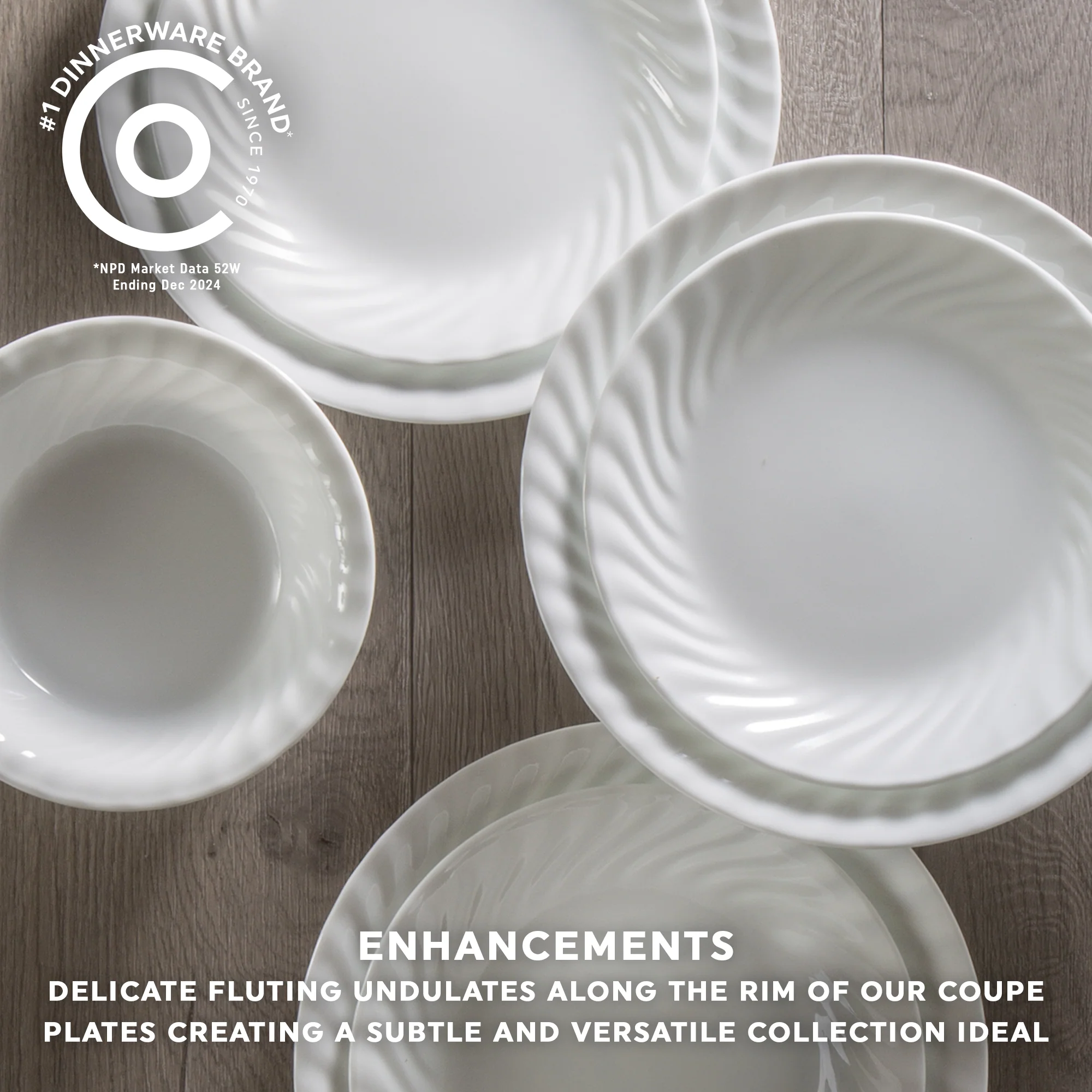 Corelle® Enhancements 10.25英寸玻璃餐盘