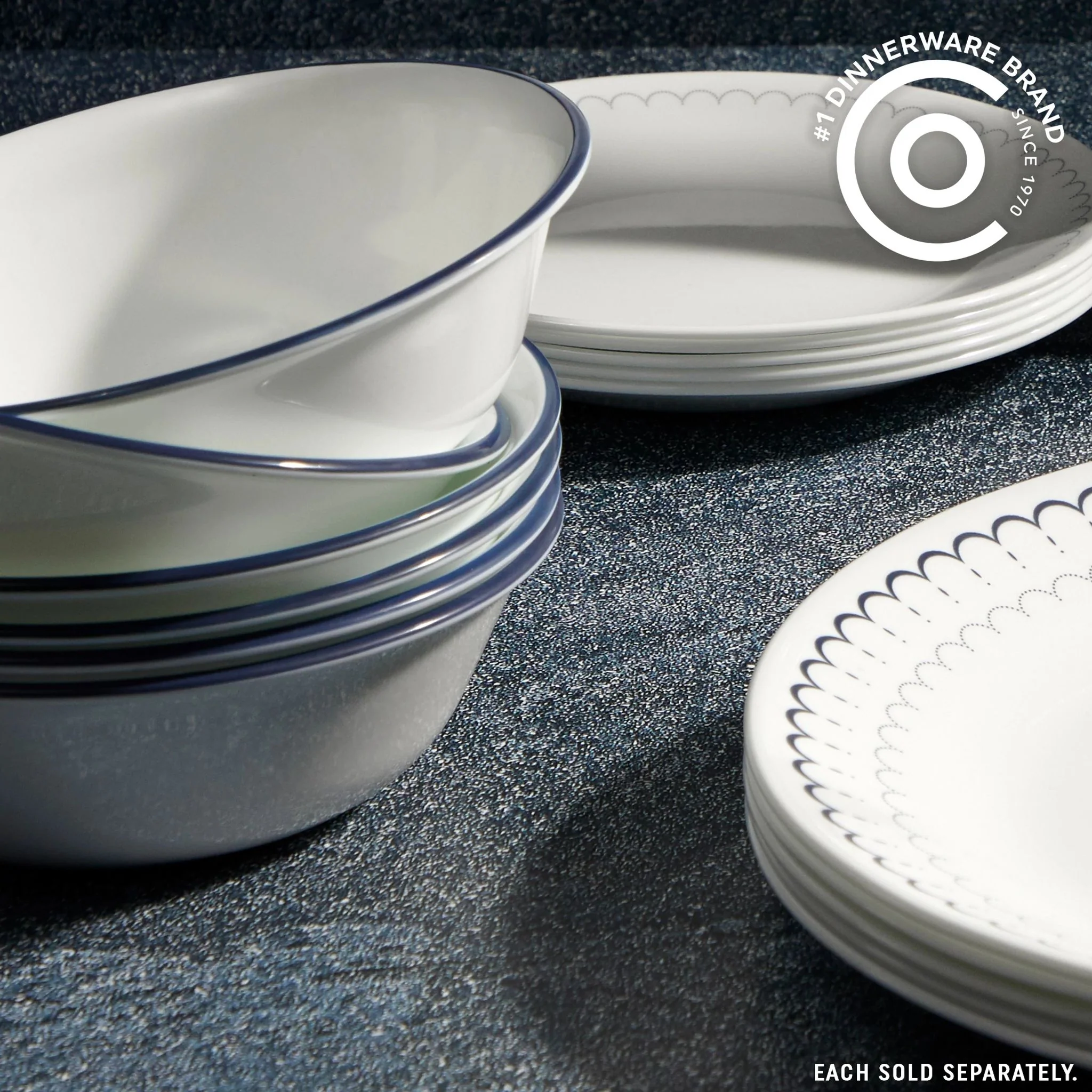 Corelle® Caspian Lace 18盎司麦片碗