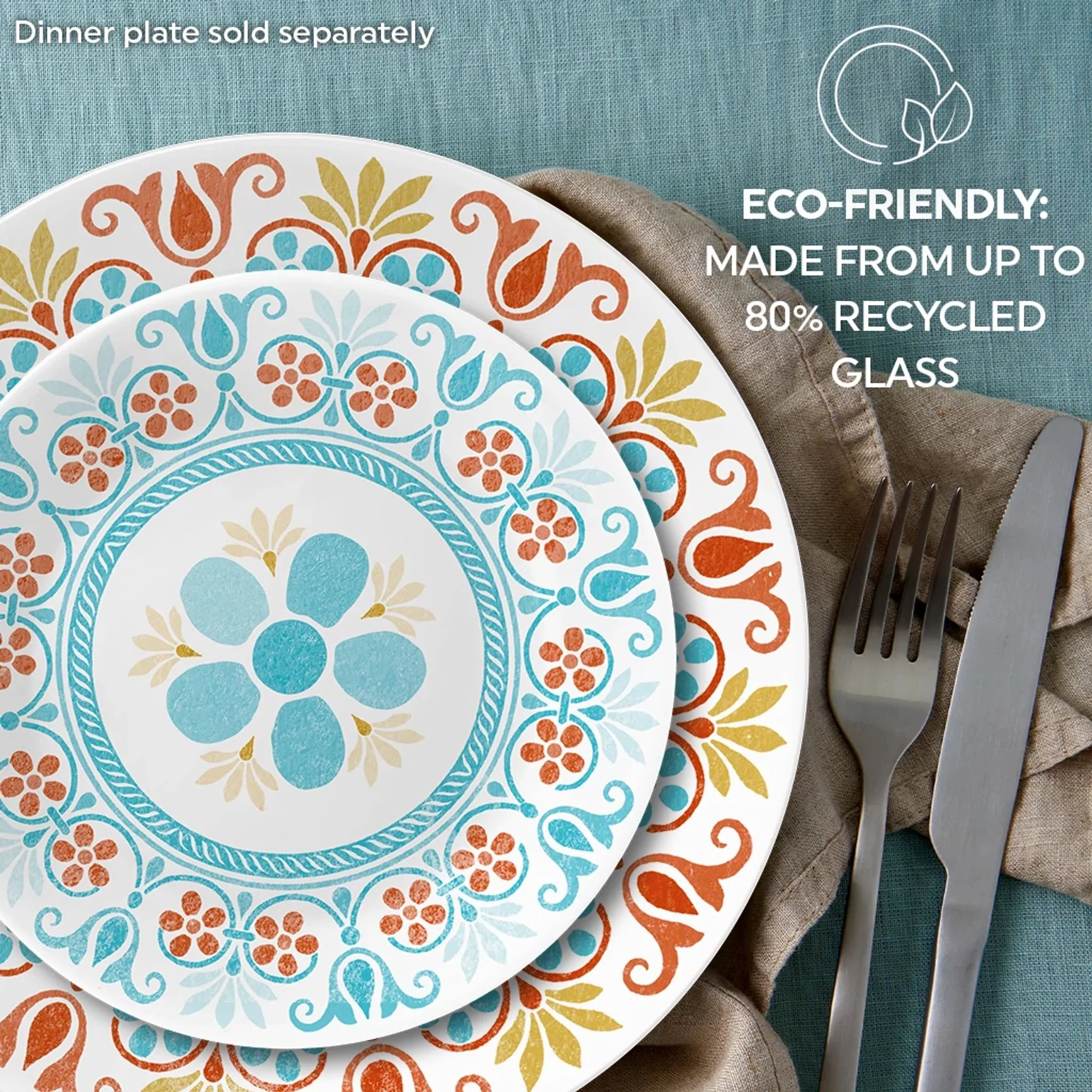 Corelle® Global Collection Terracotta Dreams 6.75" 前菜盘