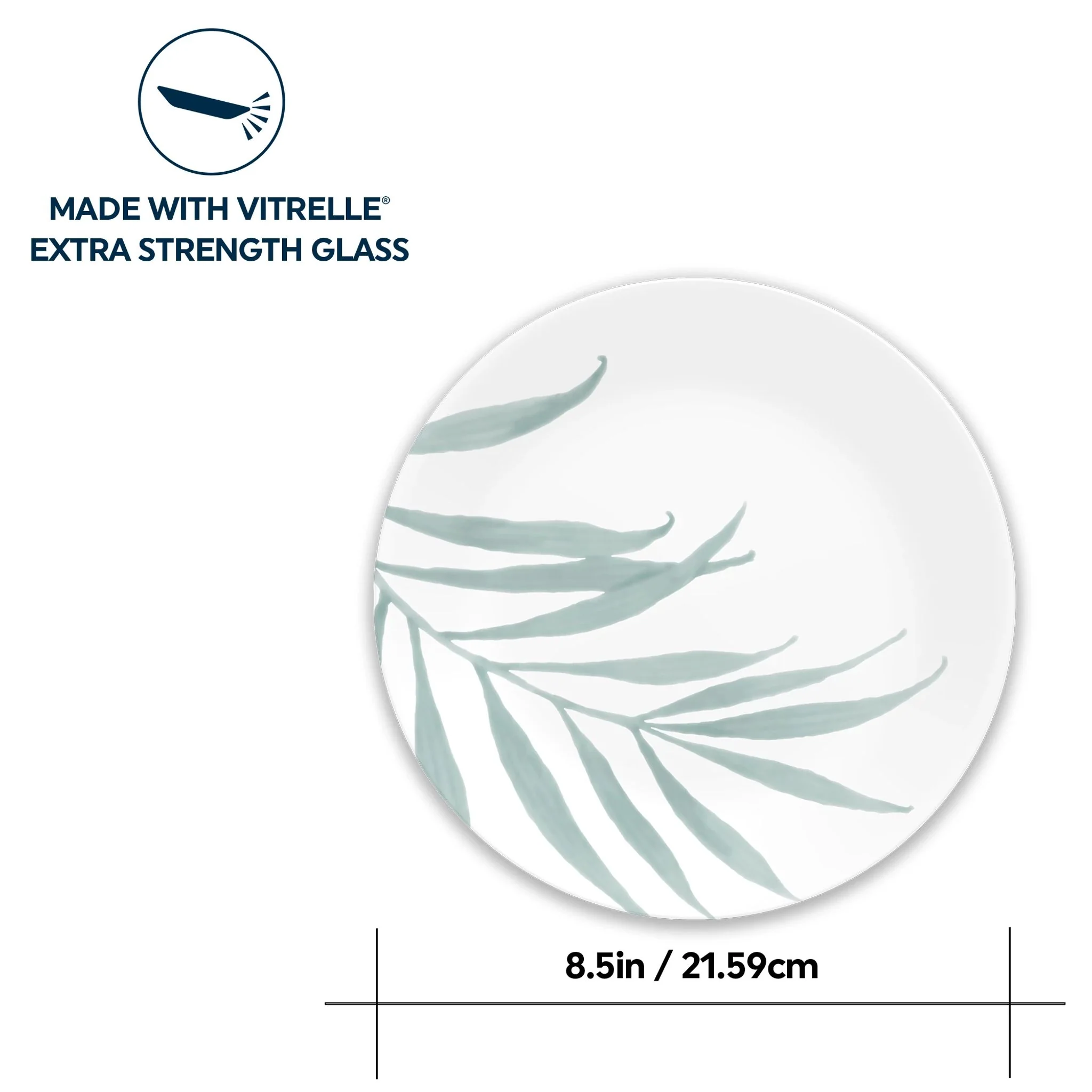 Corelle® Solar Print 8.5" 沙拉盘，独家