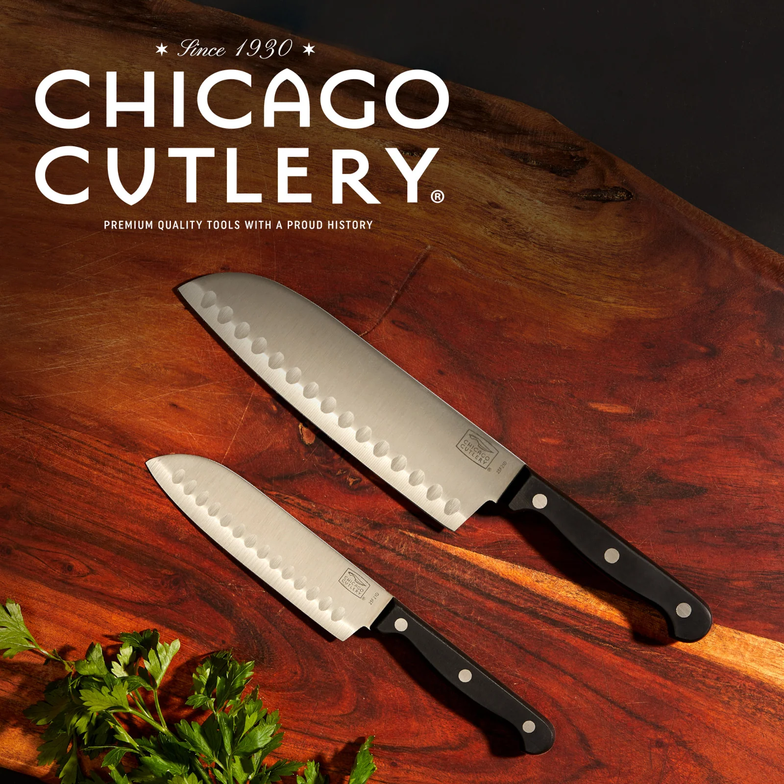 Chicago Cutlery® Essentials™ 2件套三德刀 / Partoku 刀套装