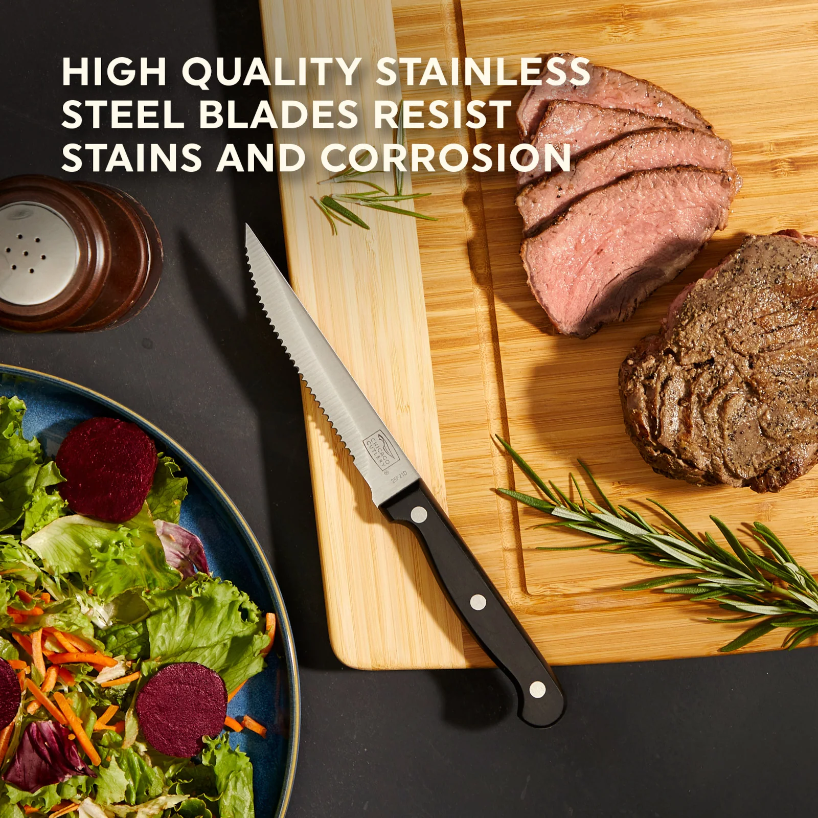 Chicago Cutlery® Essentials™ 4件套牛排刀套装