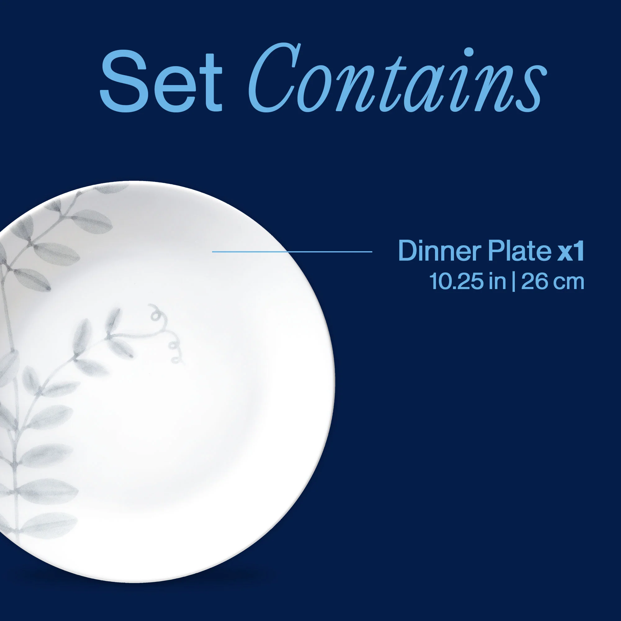 Corelle® Flowing Fern 10.25" Dinner Plate