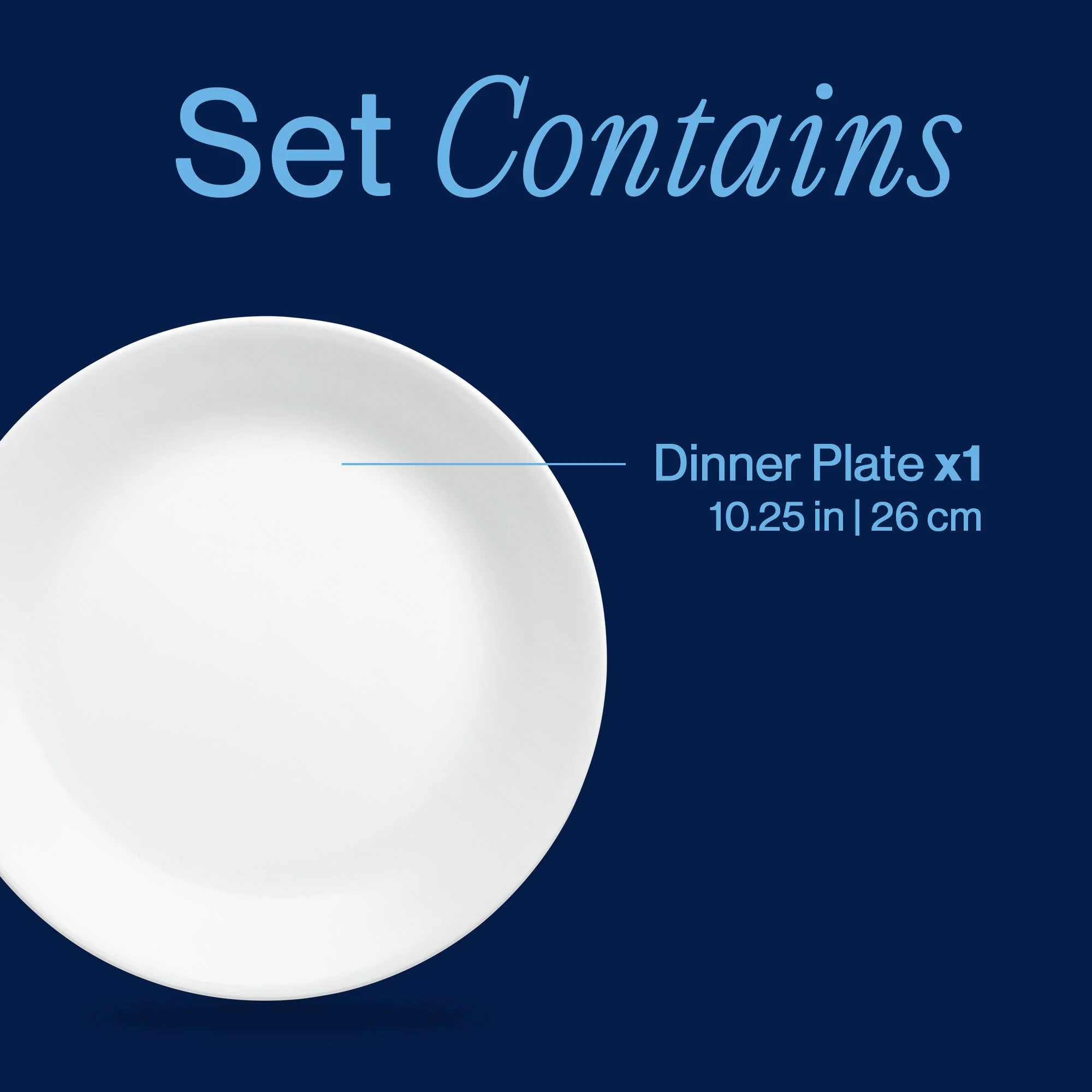 Corelle® Winter Frost White 10.25" Dinner Plates, 6-pack