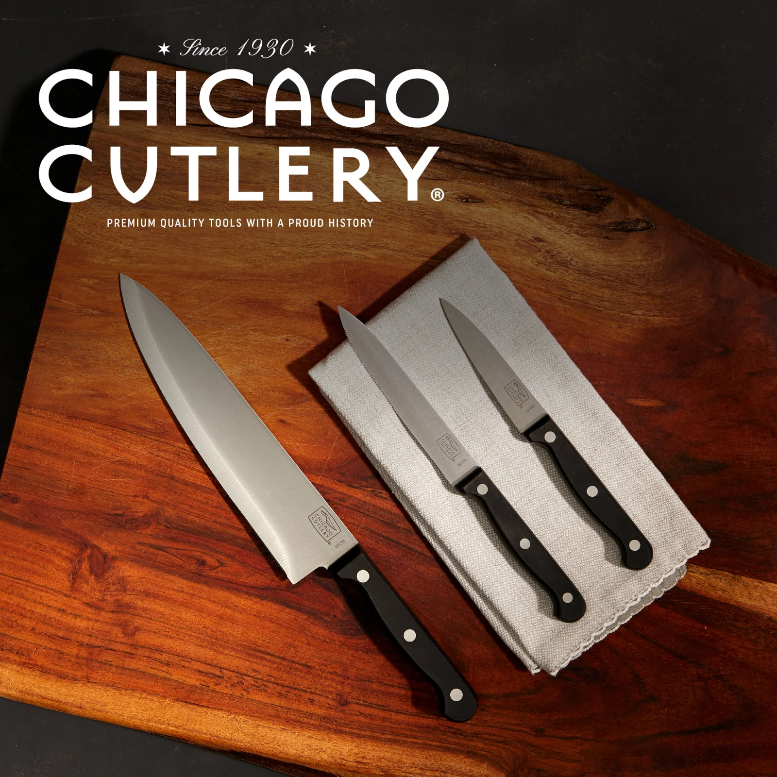 Chicago Cutlery® Essentials™ 3件套刀具套装