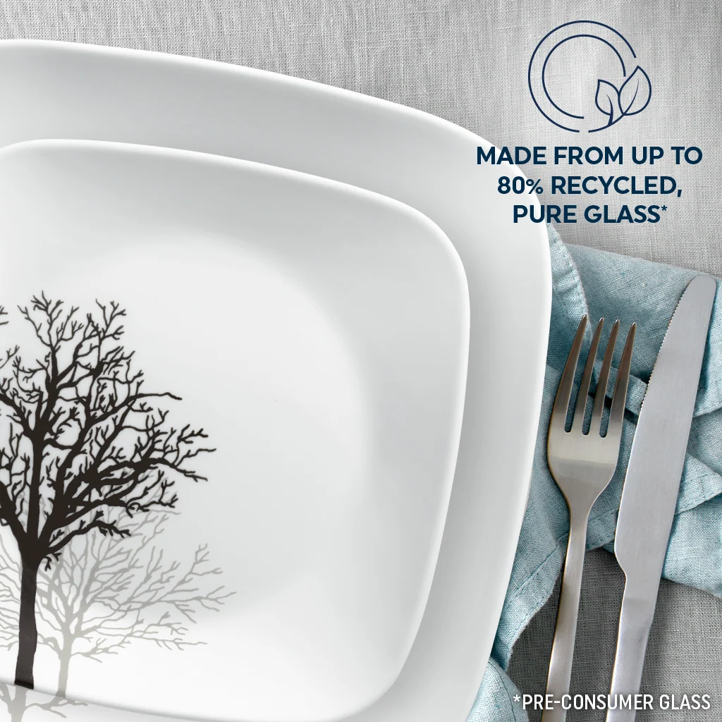 Corelle® Timber Shadows 12-piece Dinnerware Set, Service for 4