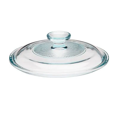 CorningWare® French White® Fluted Glass Lid for 1.5-quart Round Baking Dish