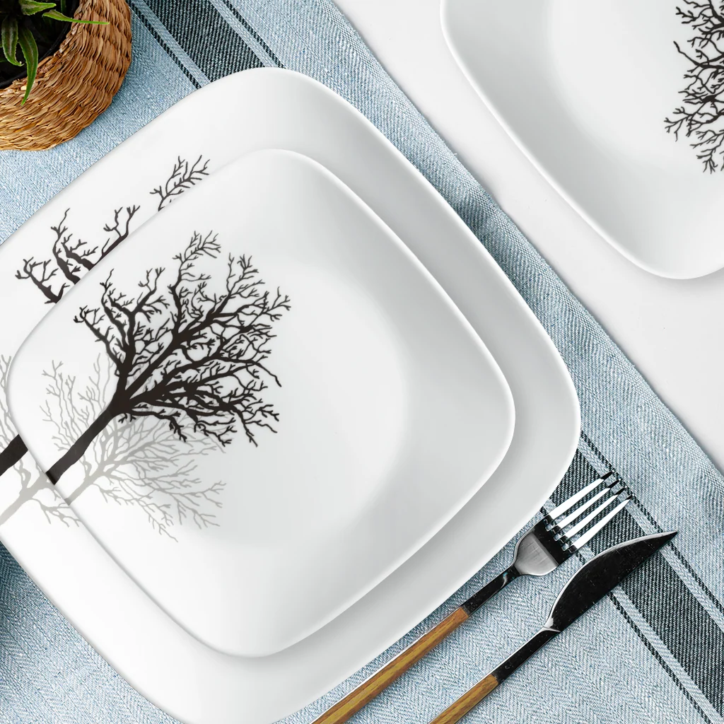 Corelle® Timber Shadows 12-piece Dinnerware Set, Service for 4