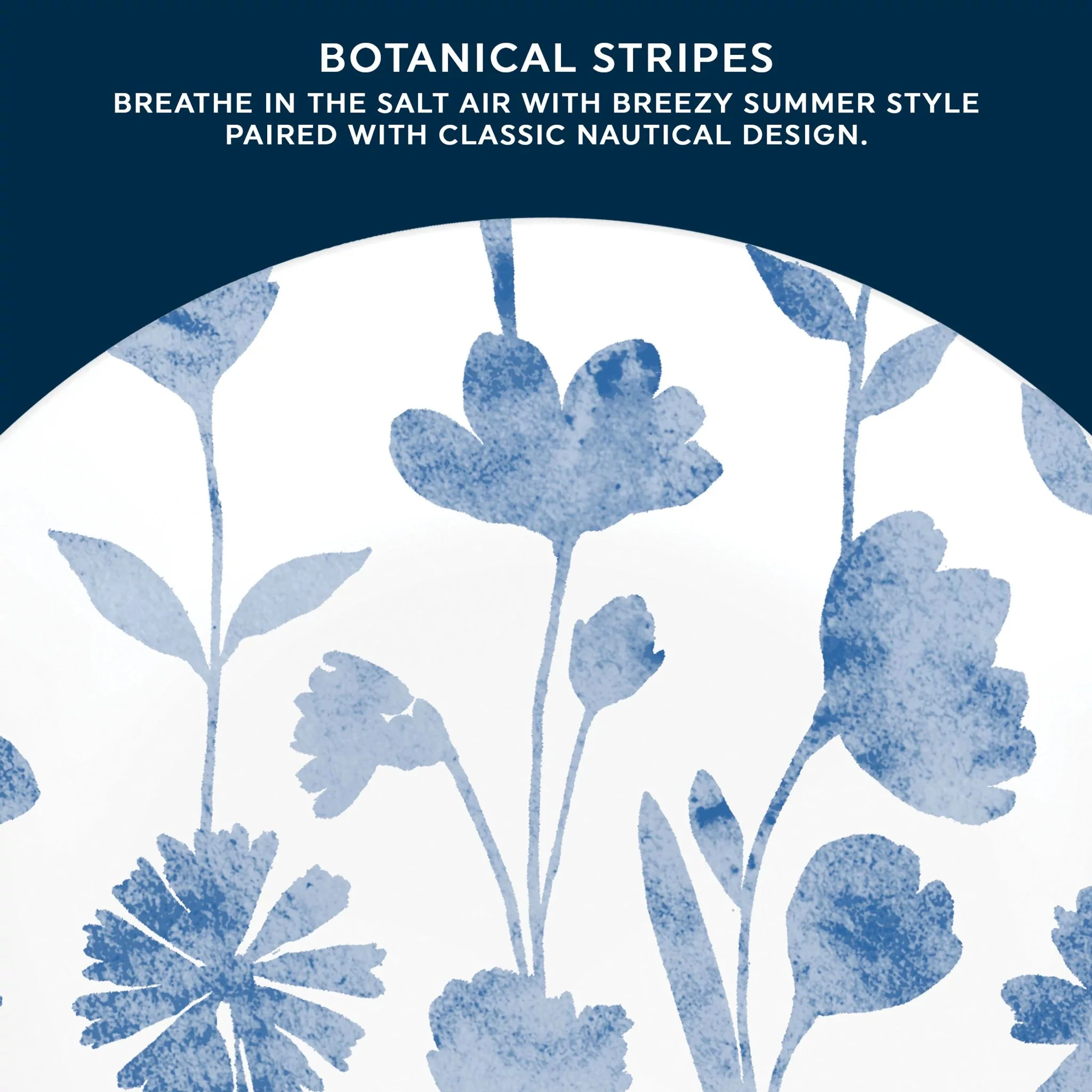 Corelle® Botanical Stripes 8.5" 花卉沙拉盘