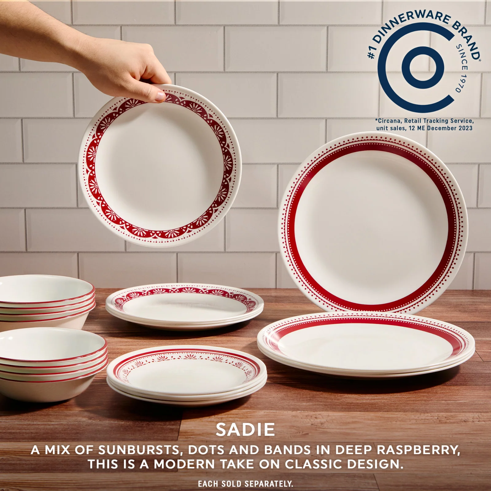 Corelle® Sadie 8.5" 沙拉盘