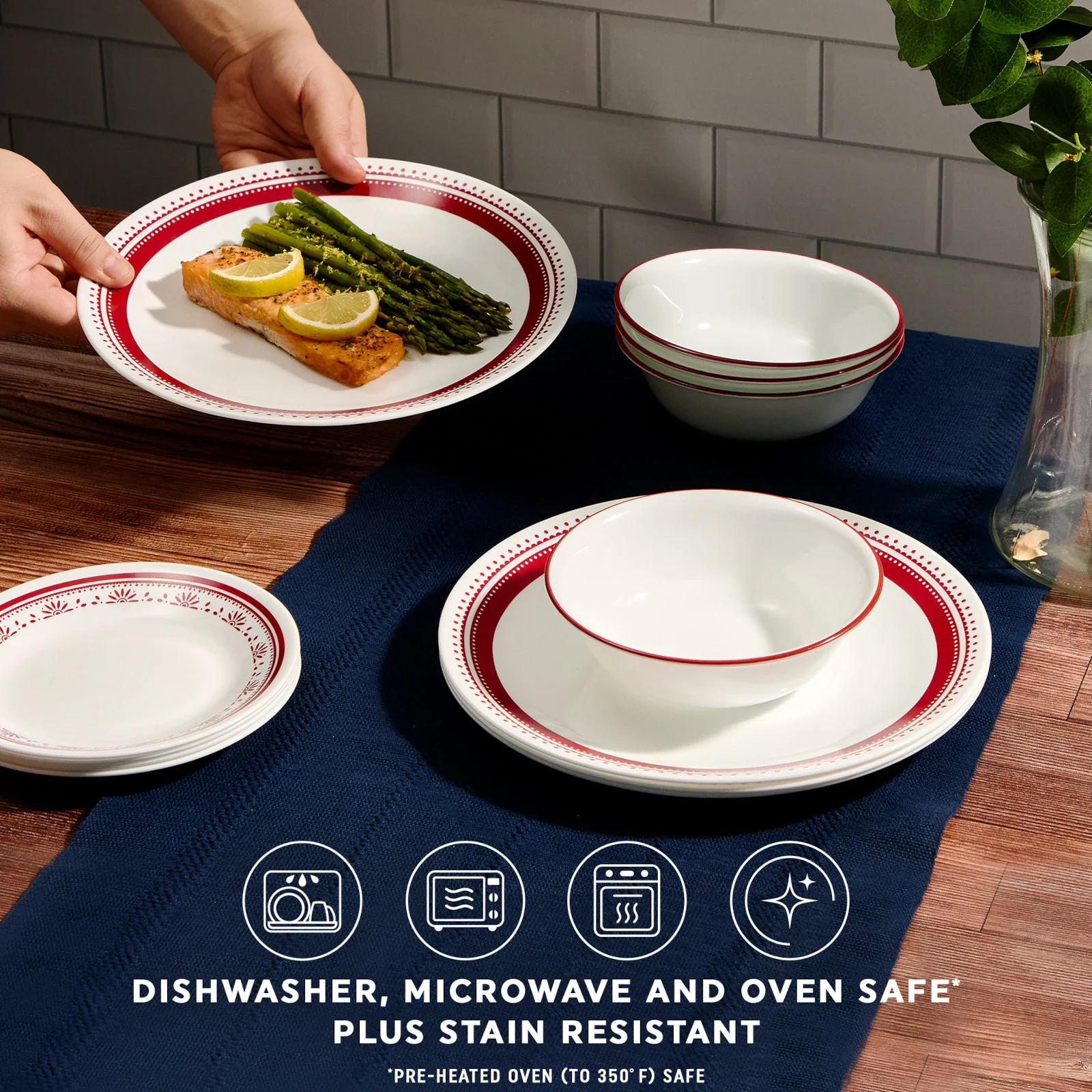 Corelle® Sadie 16-piece Dinnerware Set, Service for 4