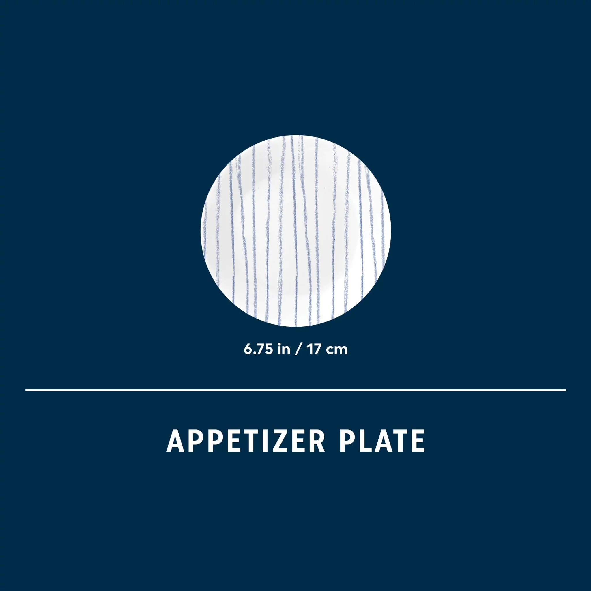 Corelle® Botanical Stripes 6.75" 前菜盘