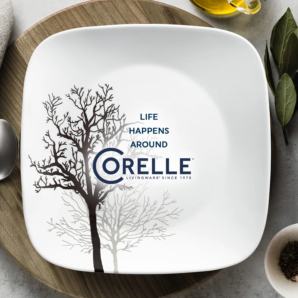 Corelle® Timber Shadows 12-piece Dinnerware Set, Service for 4