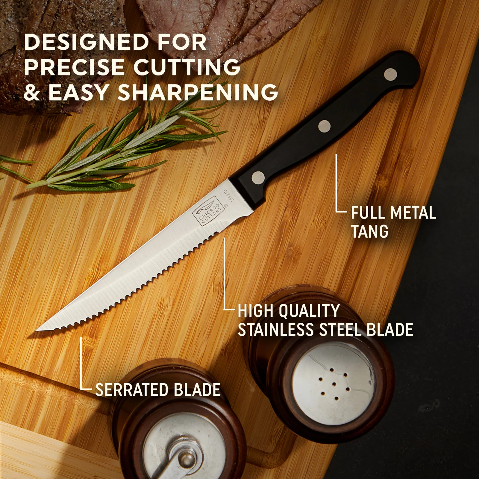 Chicago Cutlery® Essentials™ 4件套牛排刀套装
