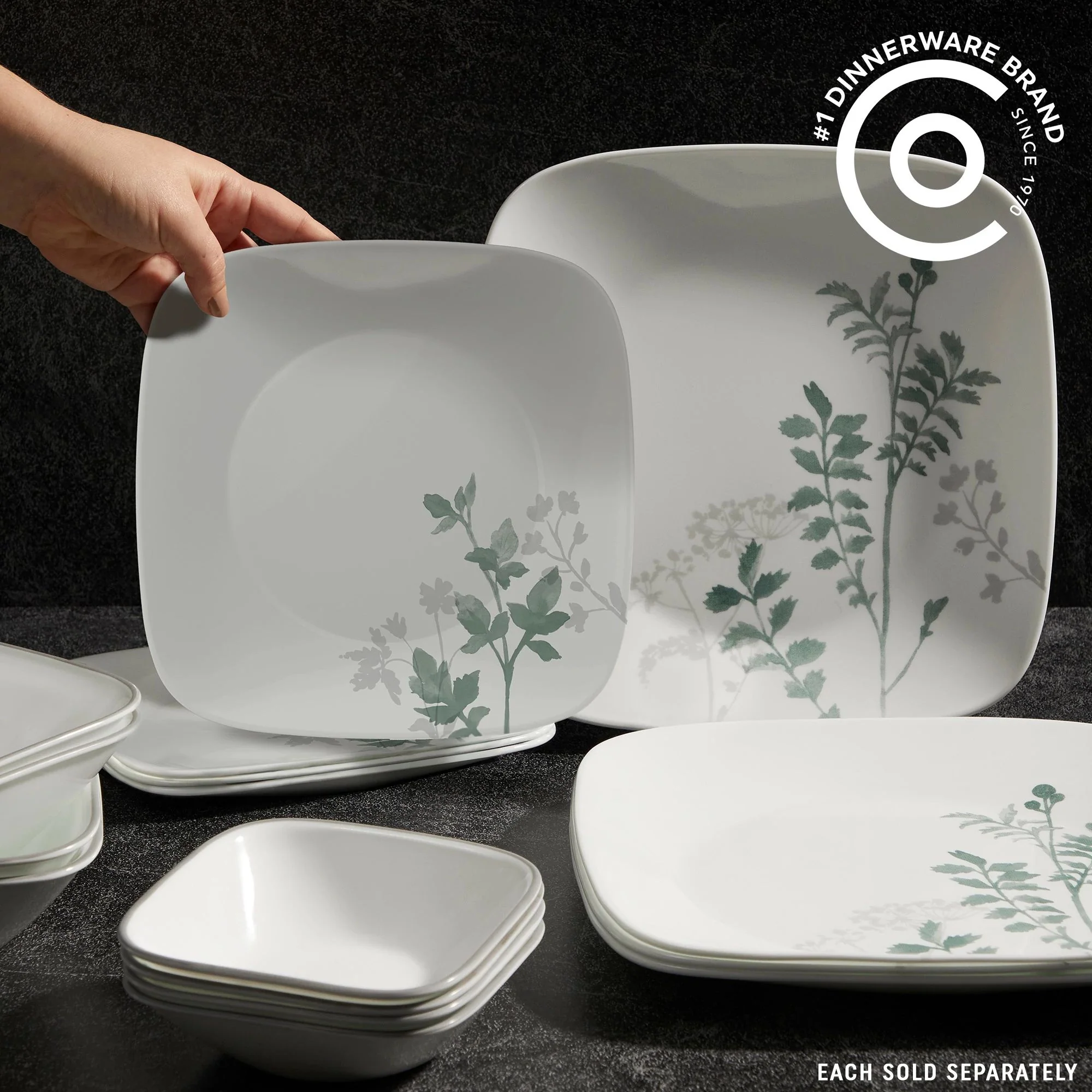 Corelle® Square Amalie 9英寸沙拉盘