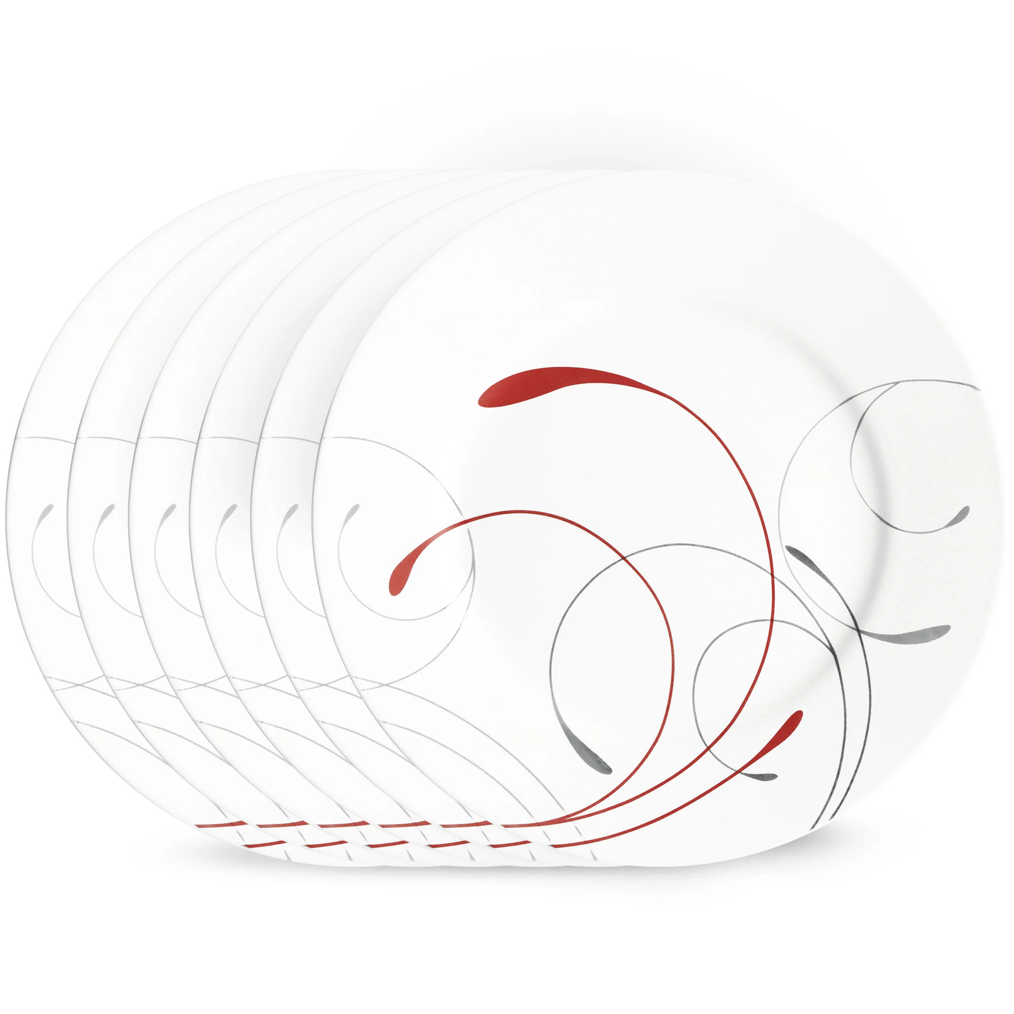 Corelle® Round Splendor 8.5" 沙拉盘，6件装