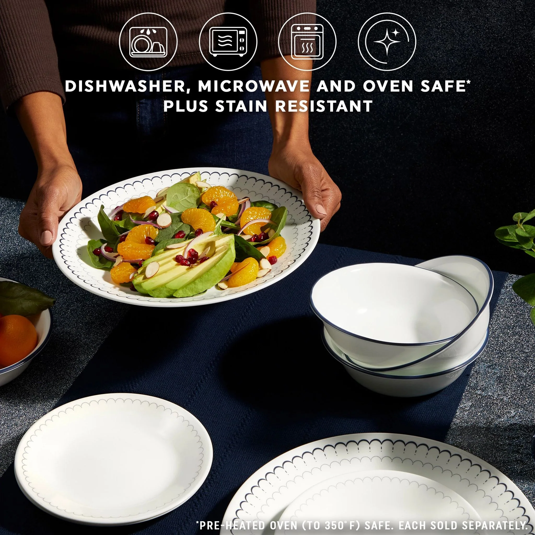 Corelle® Caspian Lace 10.25" 餐盘