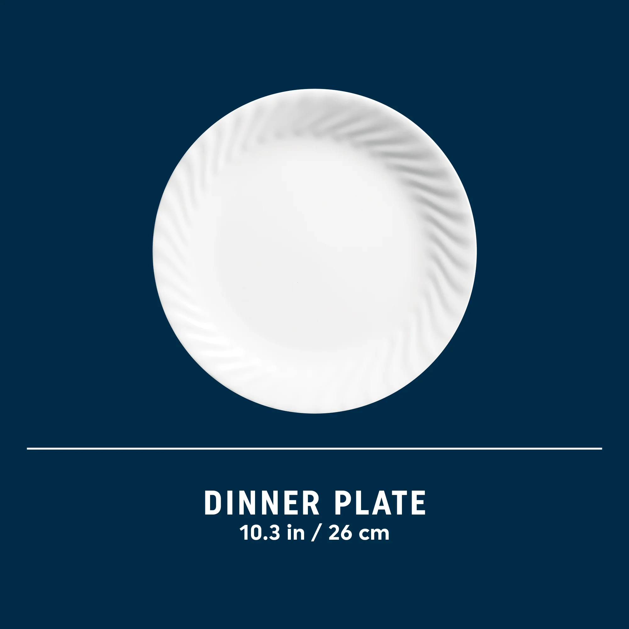 Corelle® Enhancements 10.25英寸玻璃餐盘