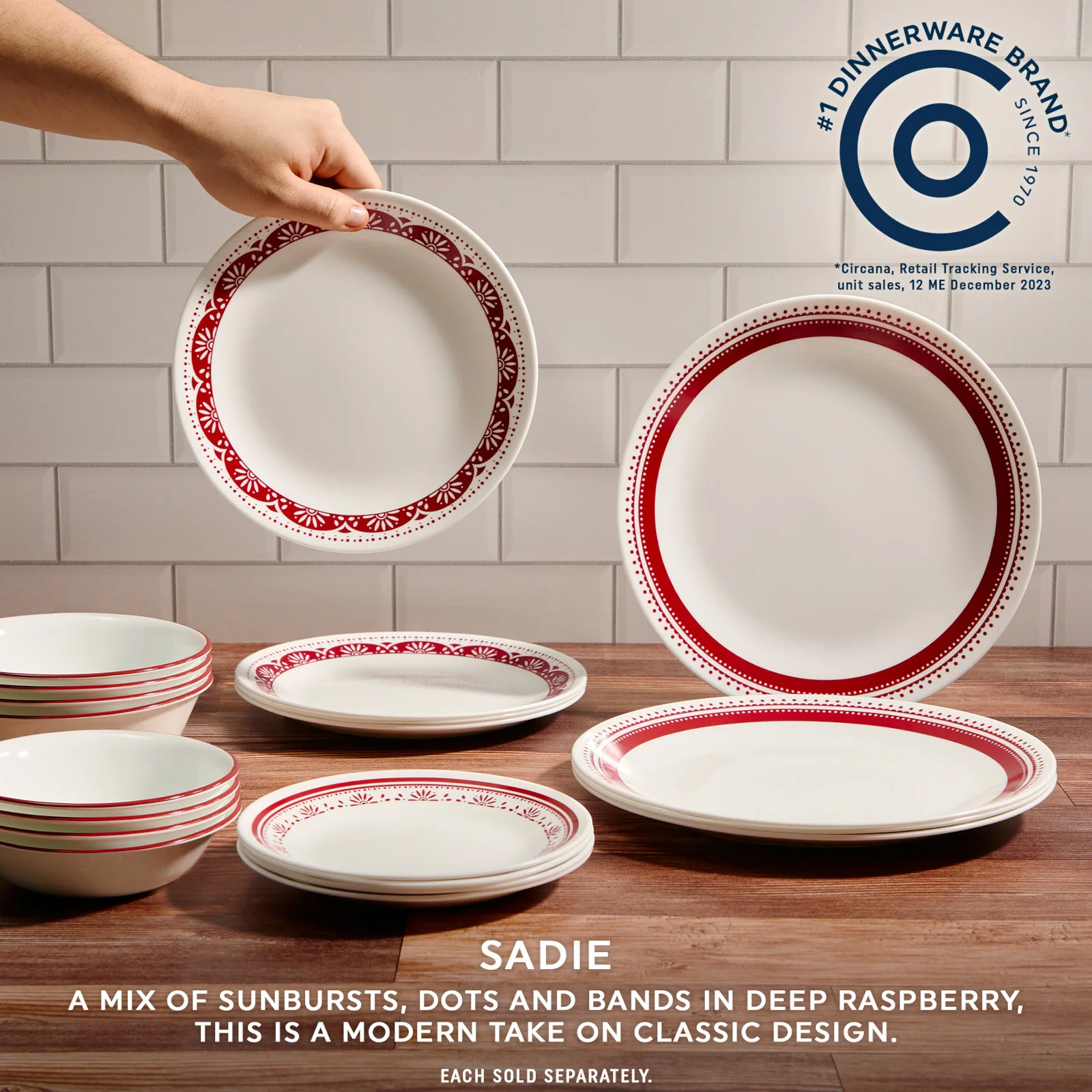 Corelle® Sadie 6.75" 前菜盘