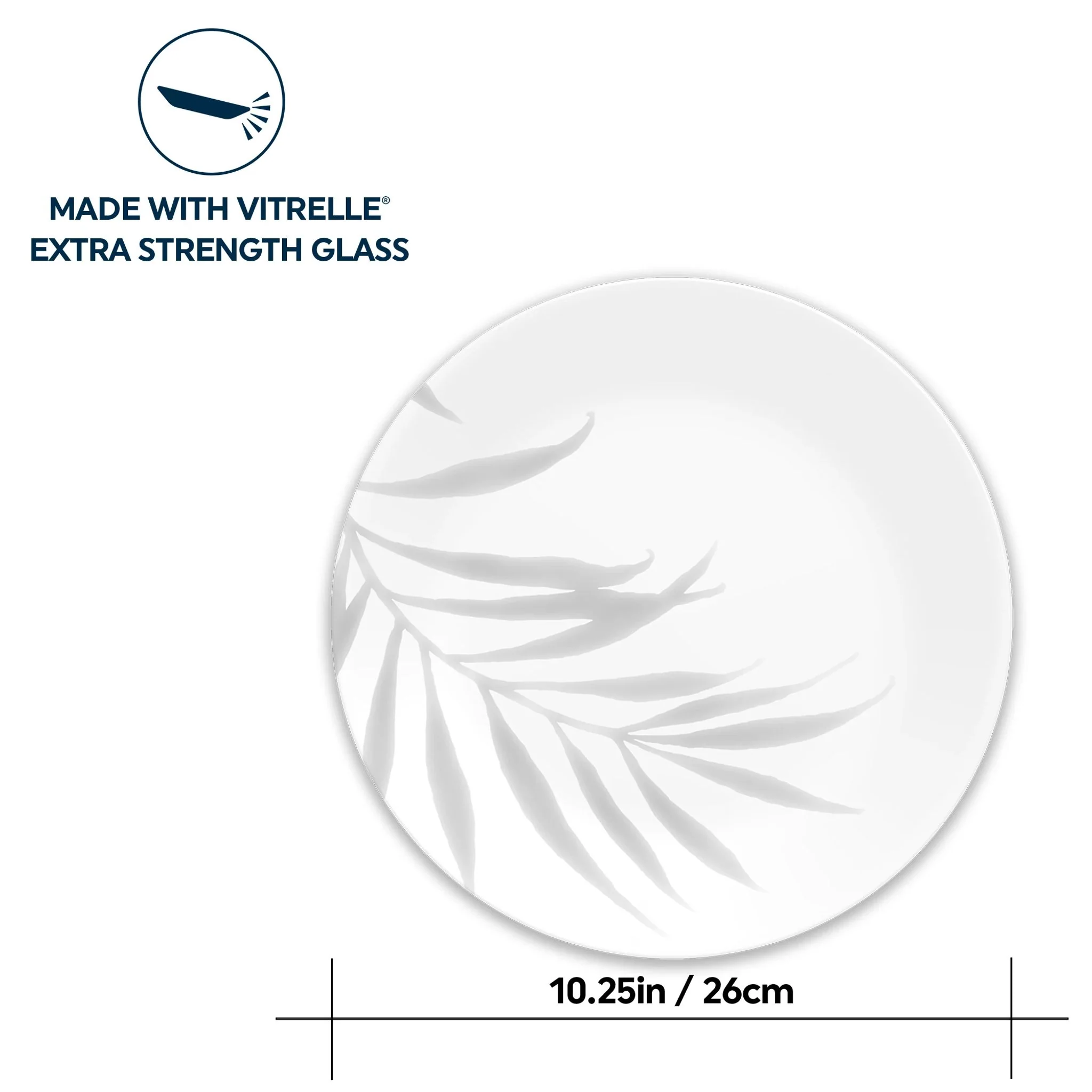 Corelle® Solar Print 10.25" 餐盘，独家