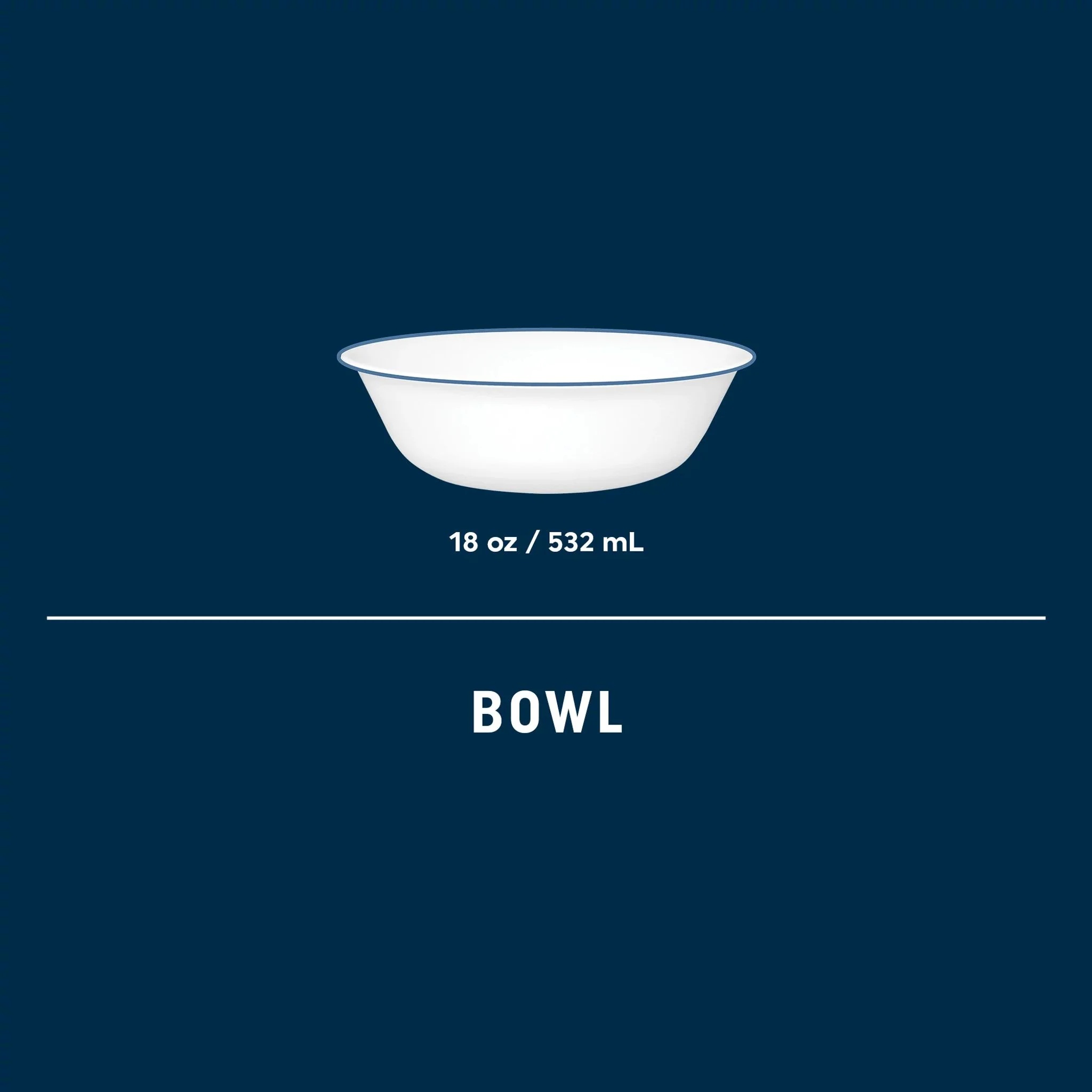 Corelle® Botanical Stripes 18-ounce Cereal Bowl