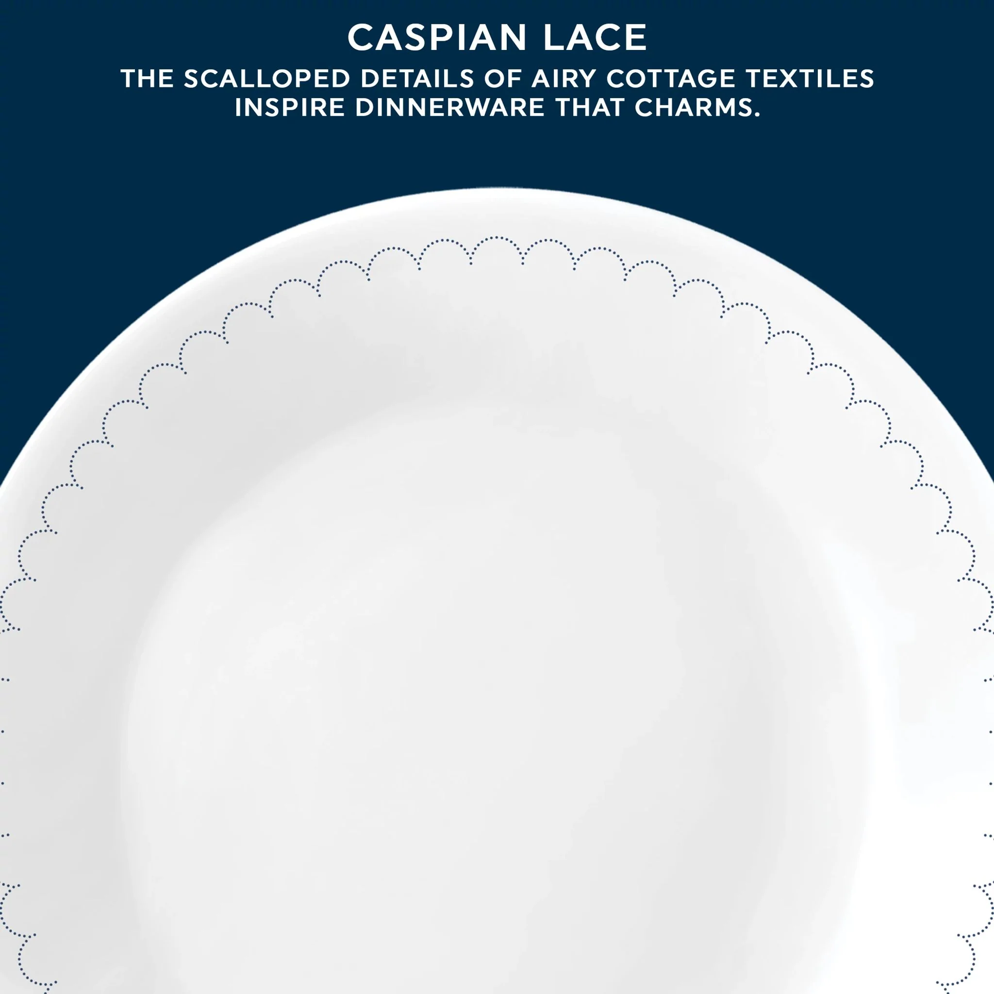 Corelle® Caspian Lace 6.75" Appetizer Plate