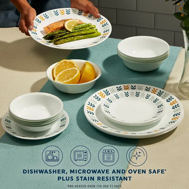 Corelle® Anders 18-piece Dinnerware Set, Service for 6