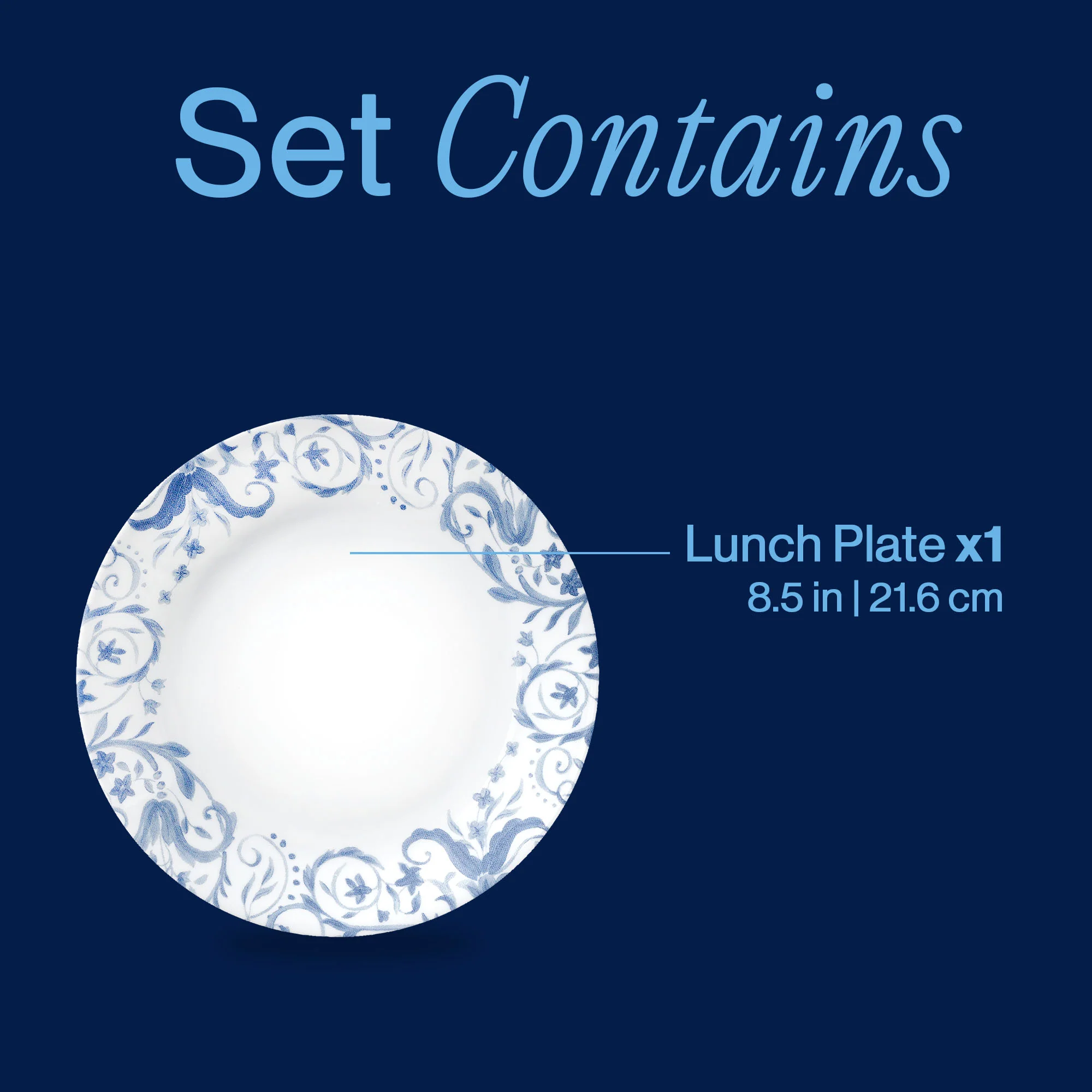 Corelle® Darlington 8.5" Lunch Plate