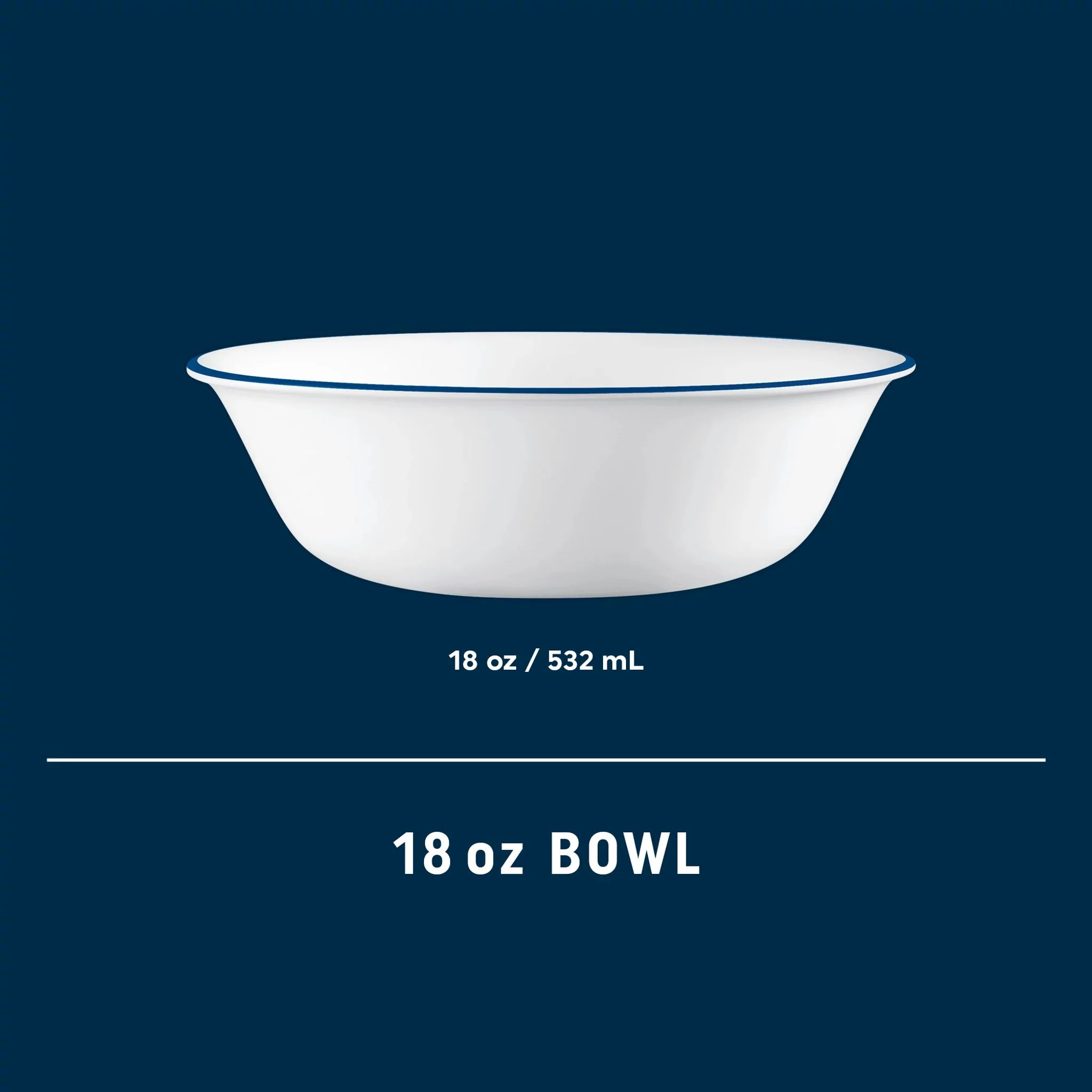 Corelle® Caspian Lace 18盎司麦片碗