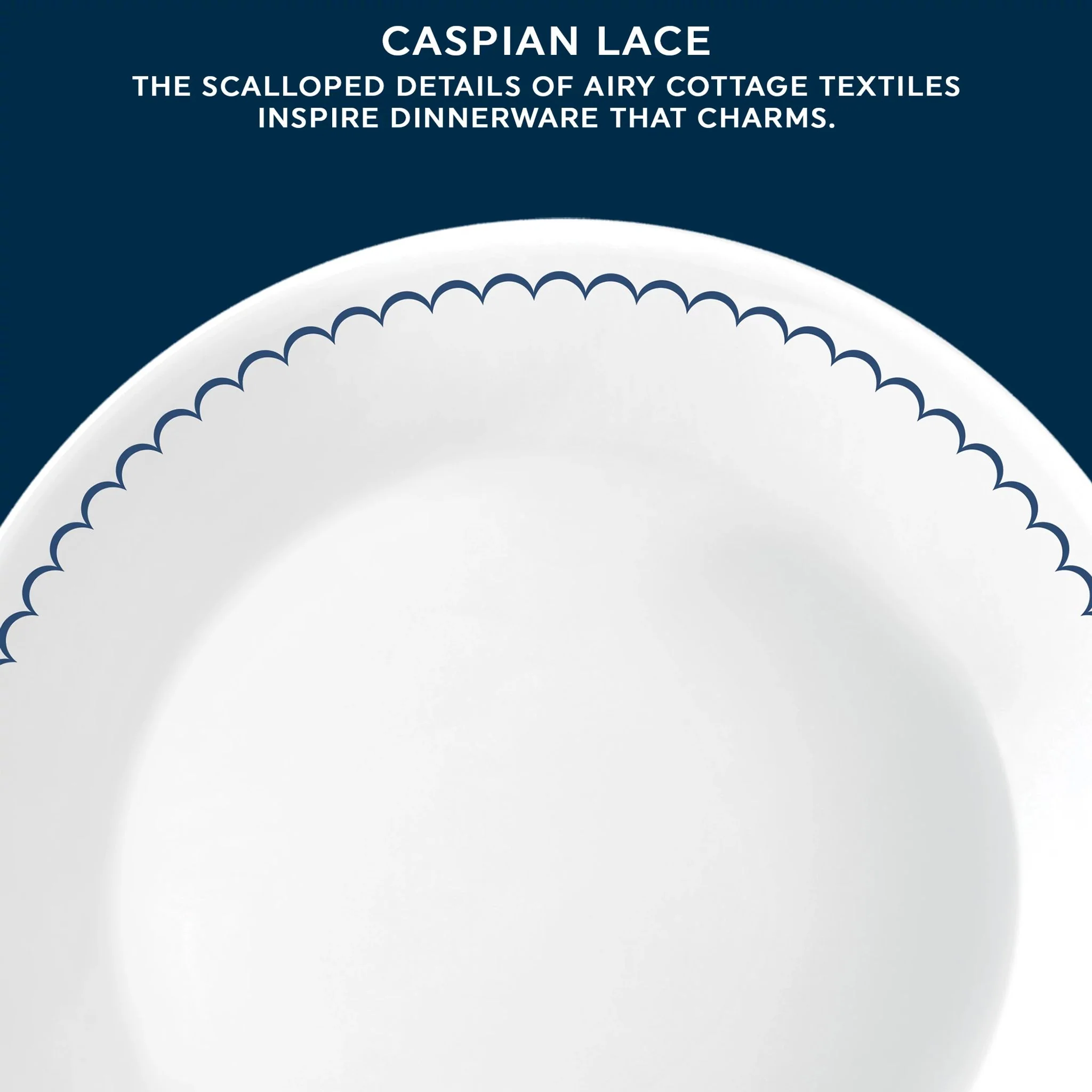 Corelle® Caspian Lace 8.5" 沙拉盘