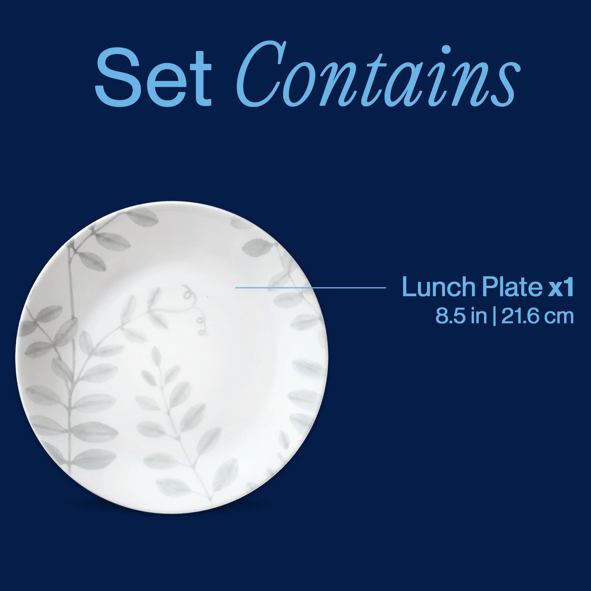 Corelle® Flowing Fern 8.5 英寸午餐盘