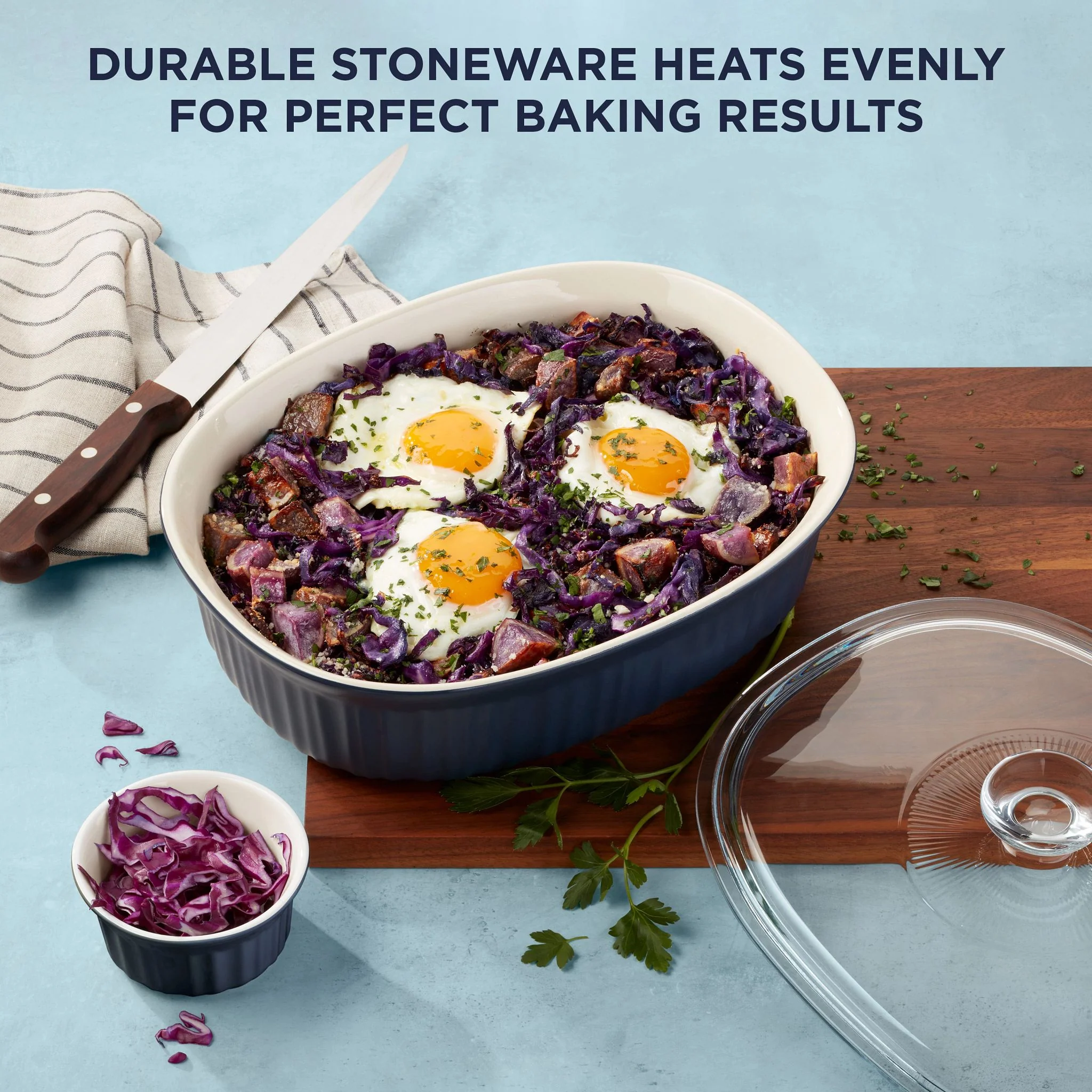 CorningWare® French Colors 10-piece Oval Bakeware Set, Navy