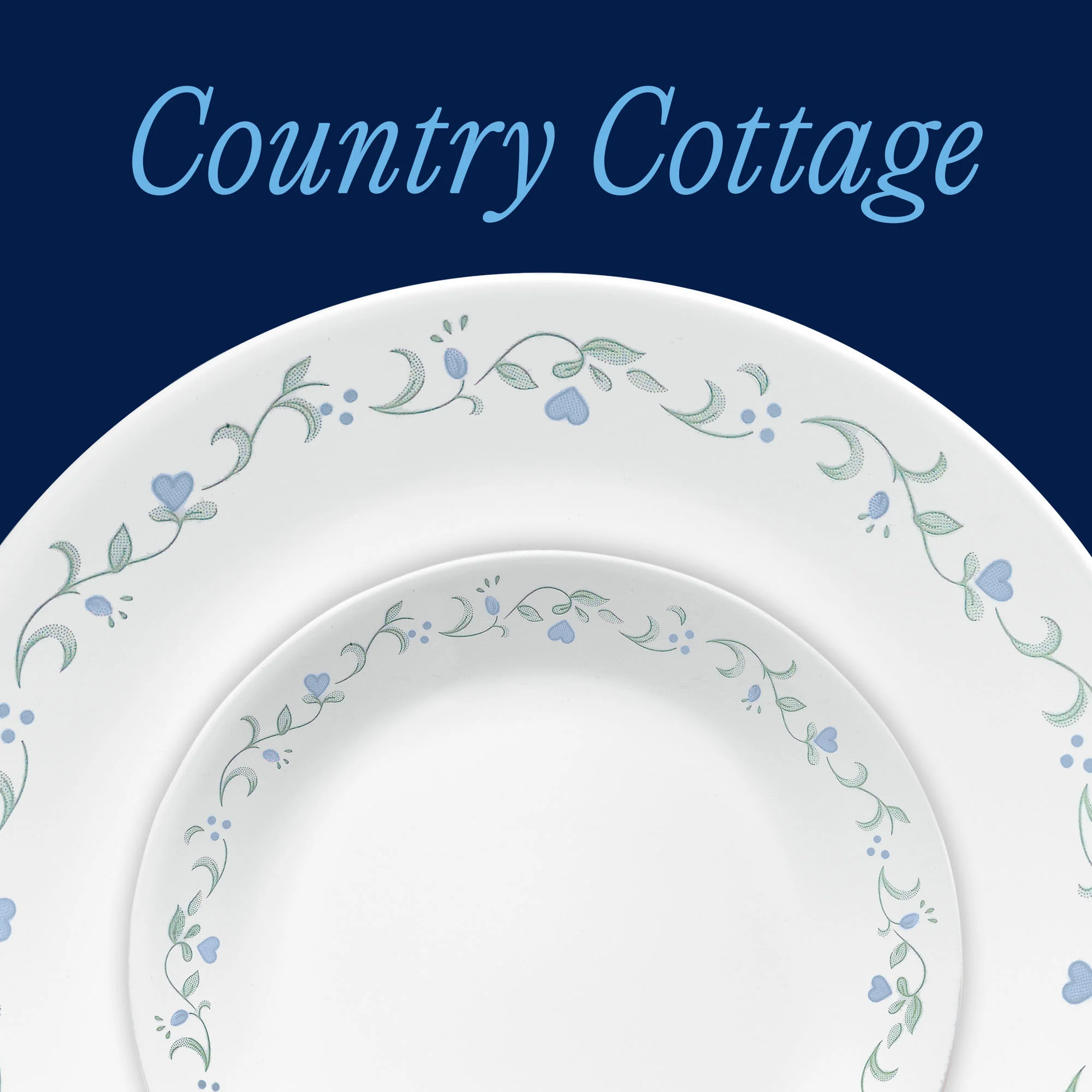Corelle® Country Cottage 16-piece Mugless Dinnerware Set, Service for 4