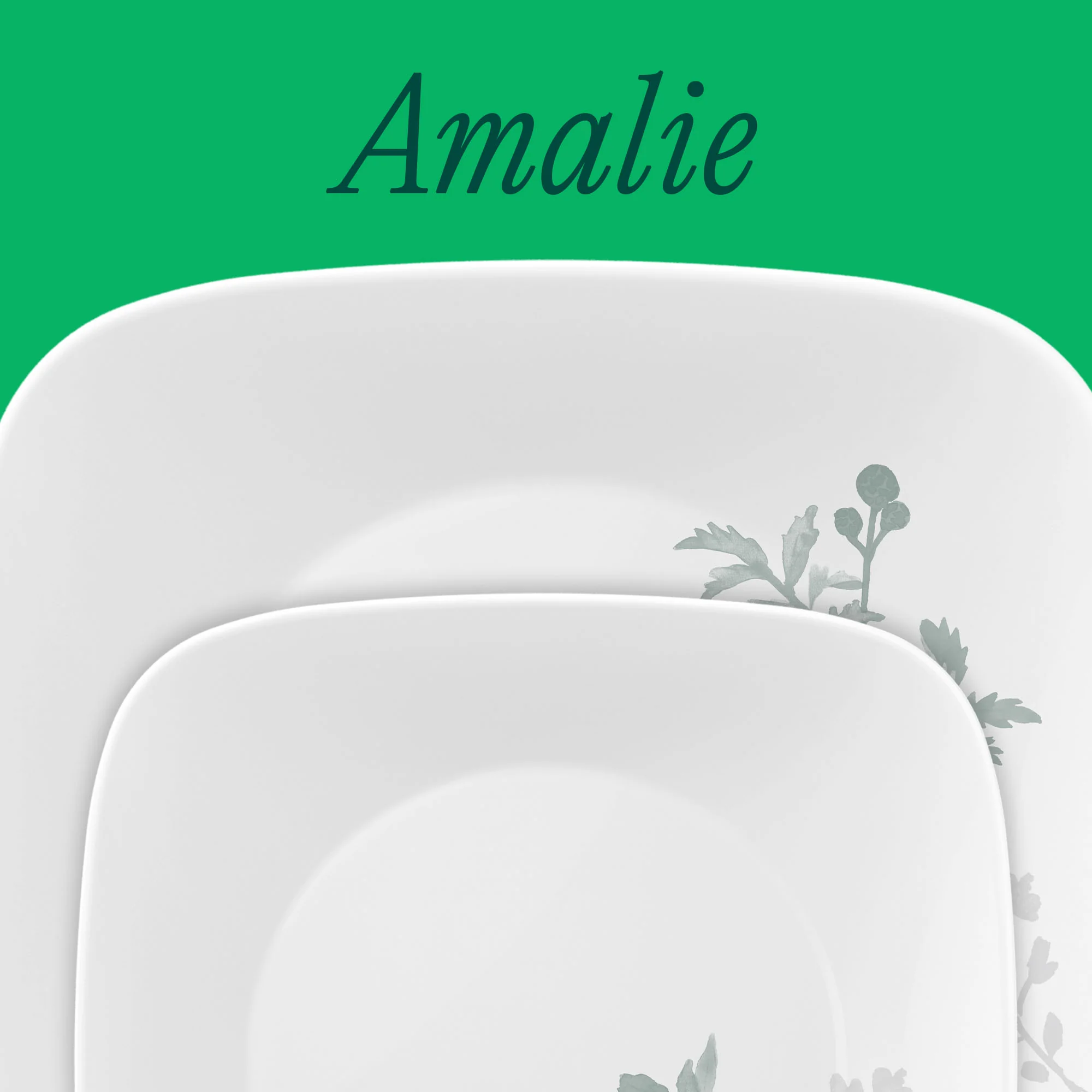Corelle® Amalie Dinnerware Set – Service for 4 + Appetizer Plates