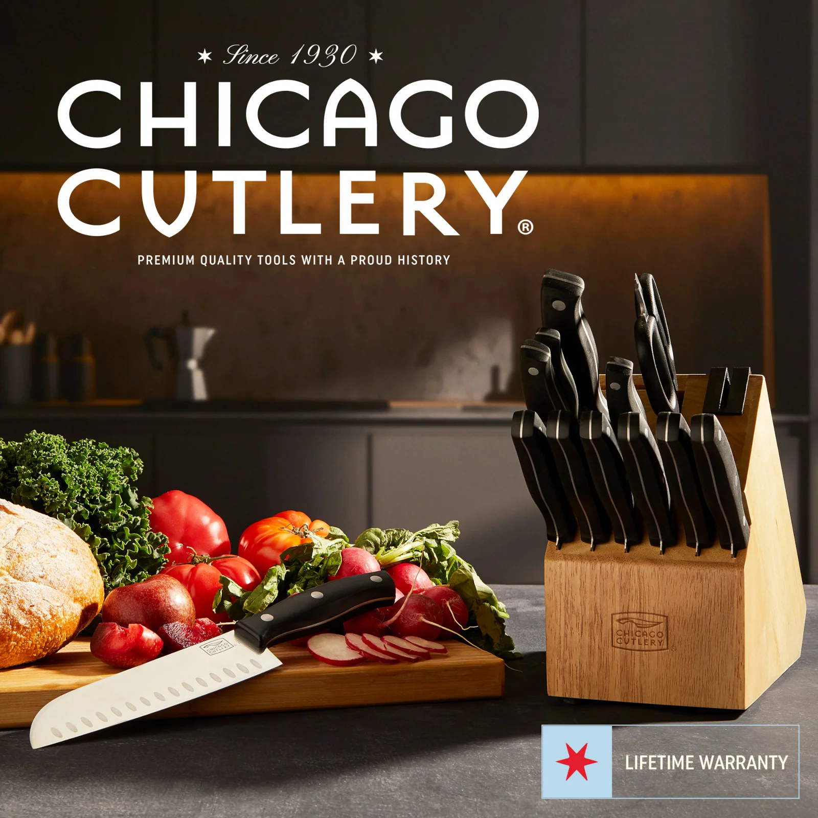 Chicago Cutlery® Ellsworth 13件套刀座套装