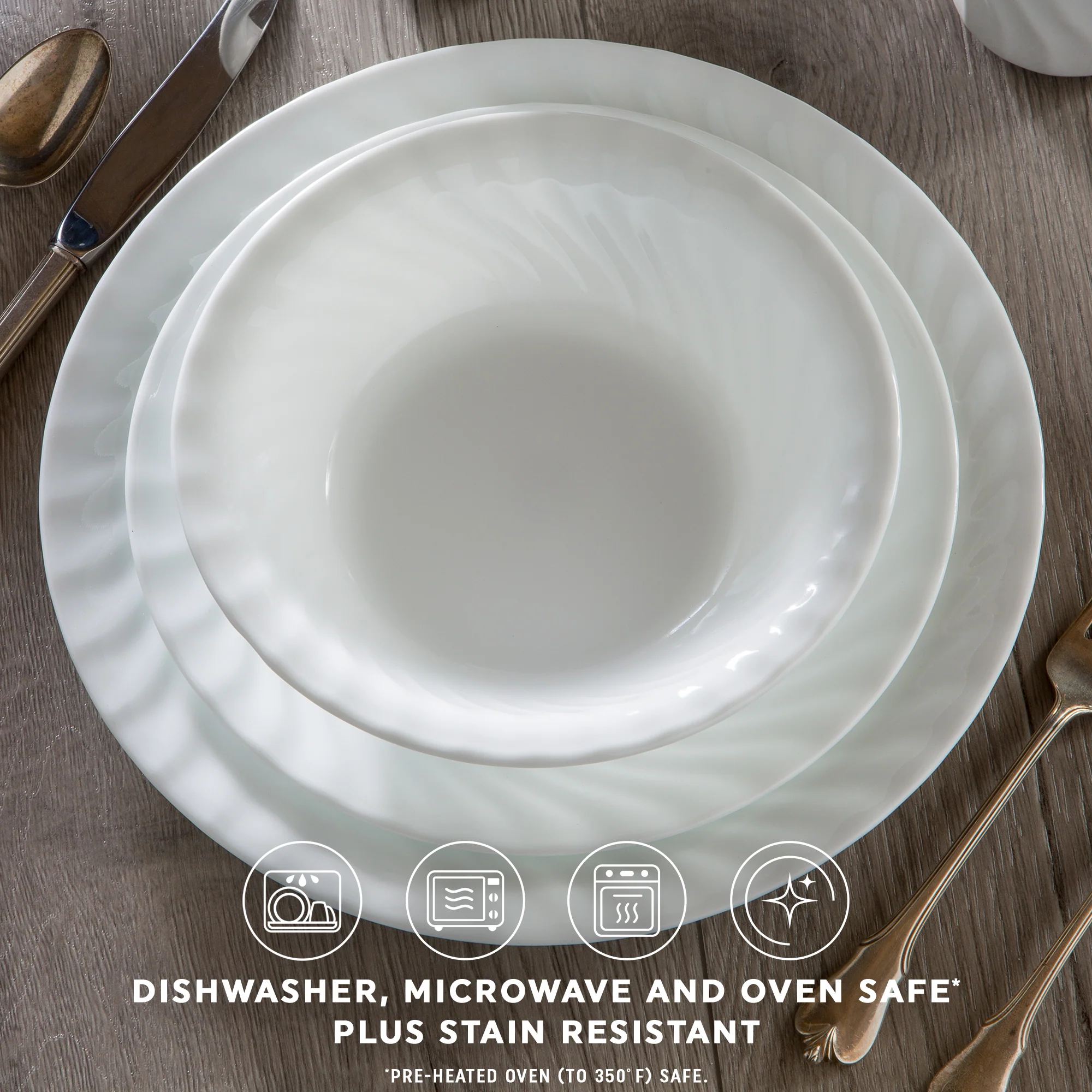 Corelle® Enhancements 10.25英寸玻璃餐盘