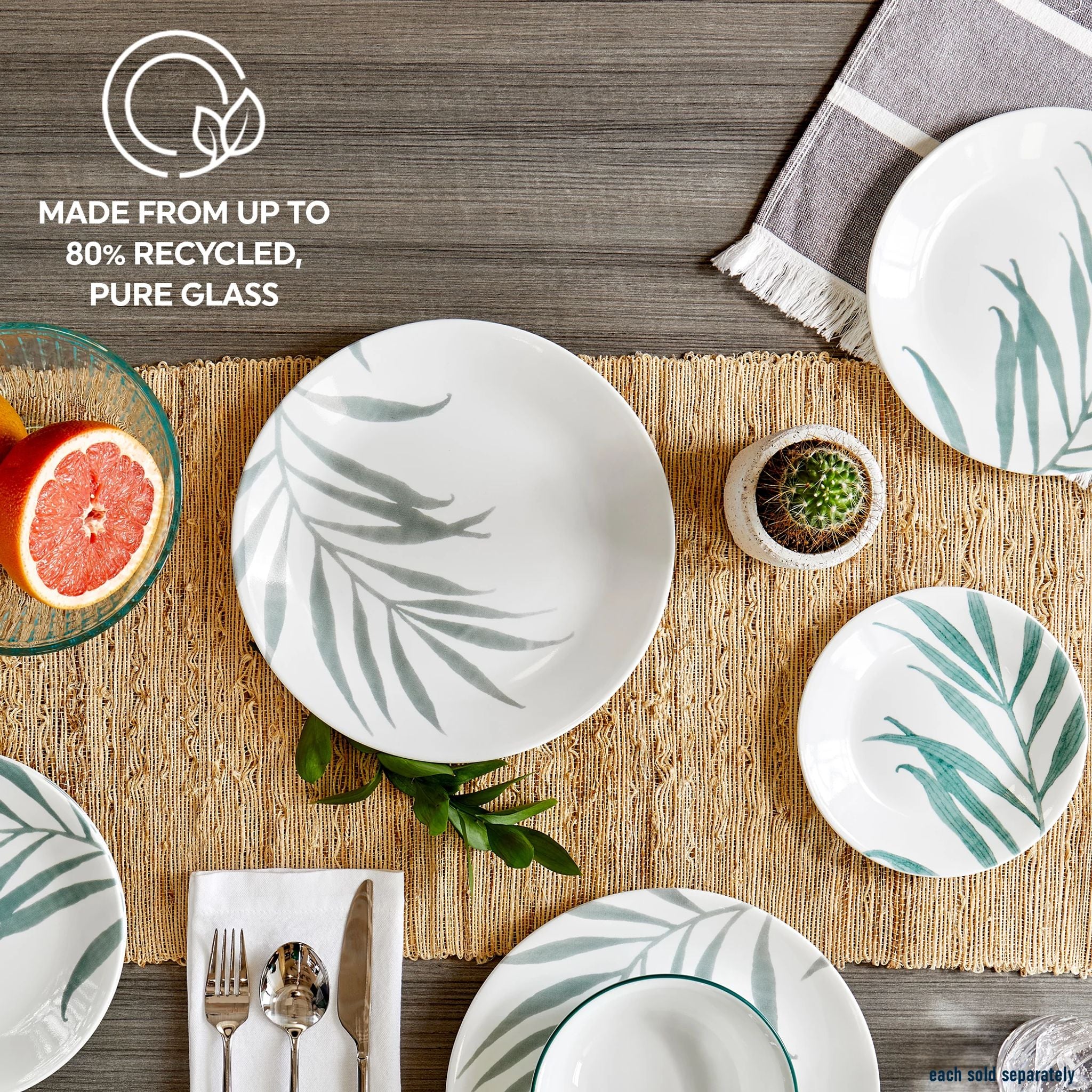 Corelle® Solar Print 10.25" 餐盘，独家