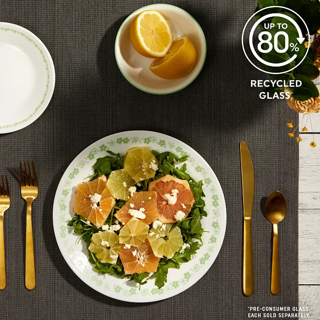 Corelle® Spring Blossom Green 10.25" 餐盘