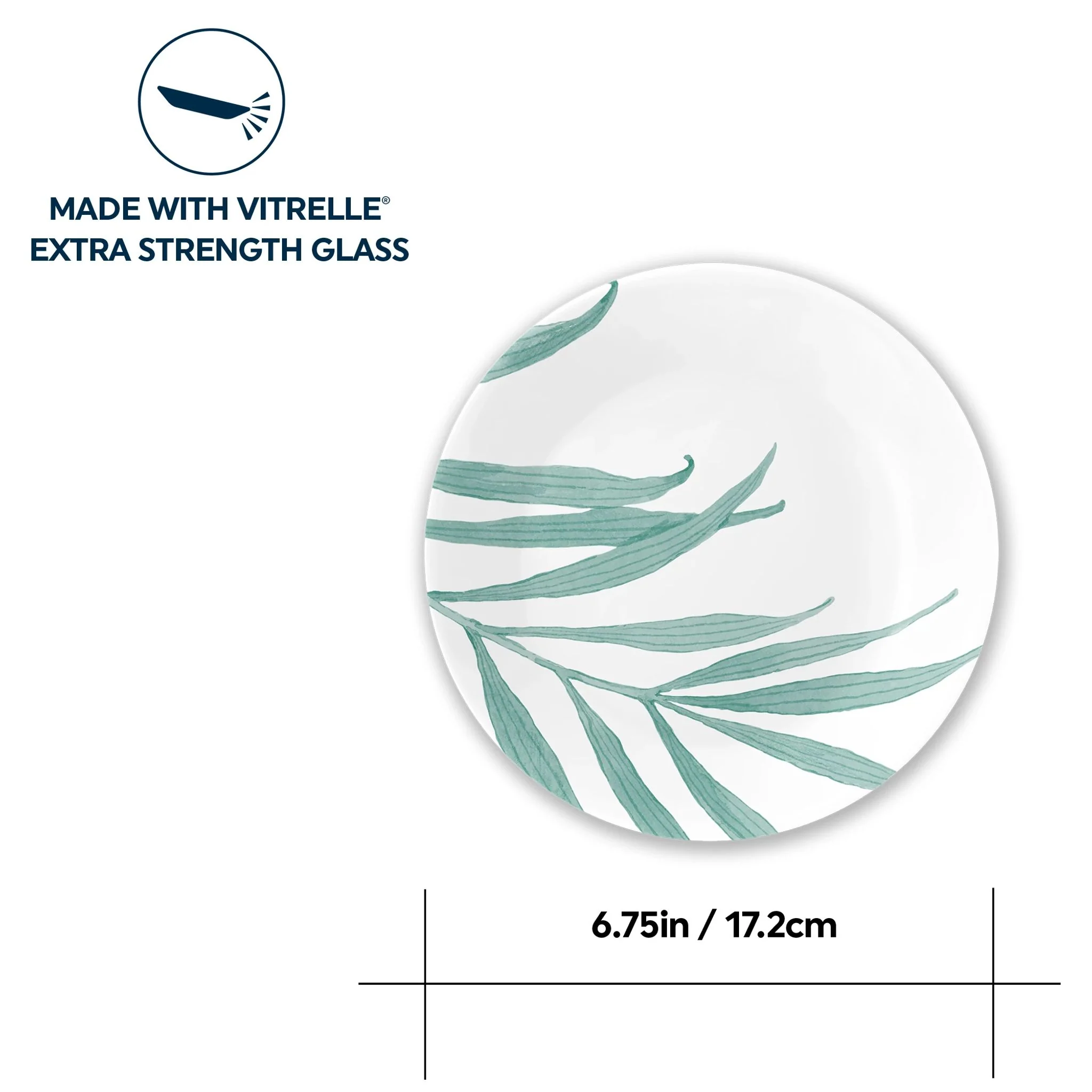 Corelle® Solar Print 6.75" 前菜盘，独家